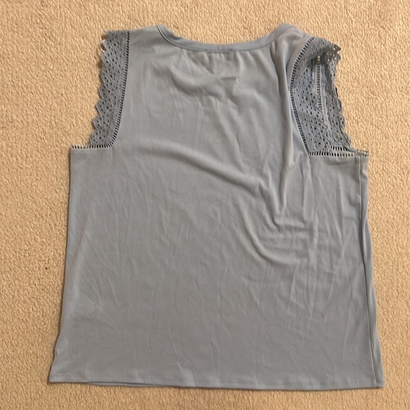 Blue CeCe eyelet top - Picture 3 of 4